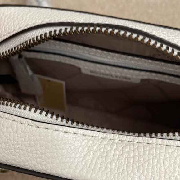 Michael Kors Crossbody white studded leather purse - Picture 3 of 10